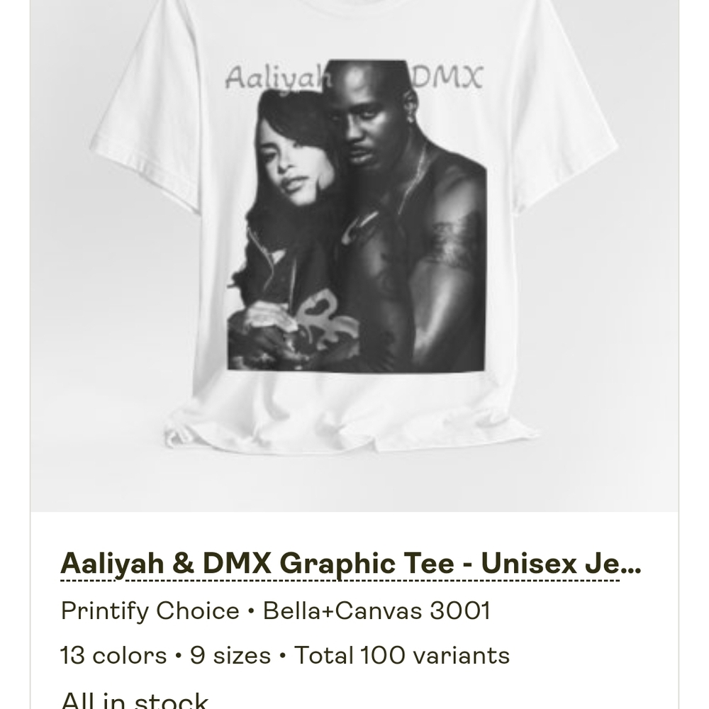 Aaliyah & DMX Graphic Tee